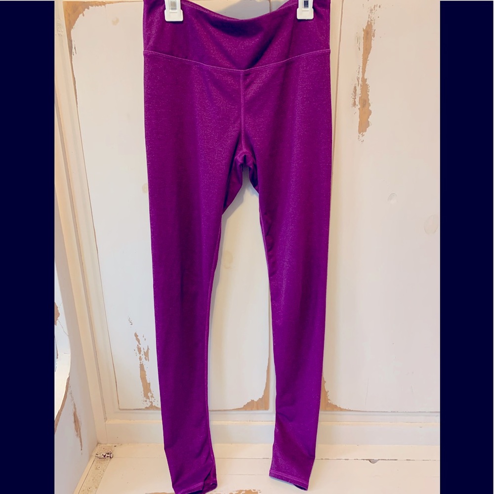 Fabletics leggings and XS purple/maroon